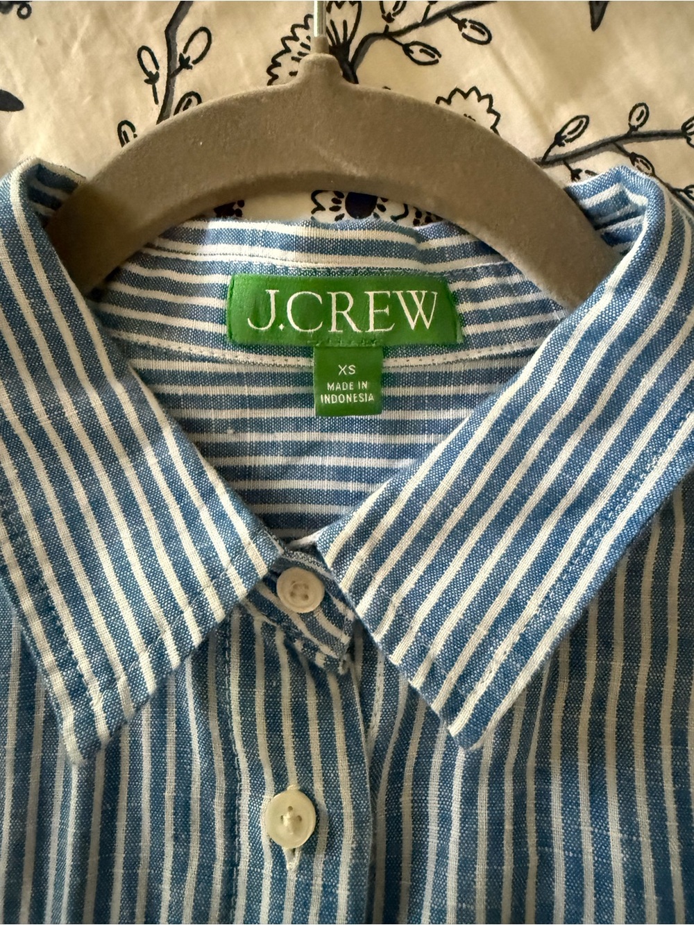 J. Crew linen/cotton blend cover-up, NWOT, xs, fits like S-M - Picture 3 of 4
